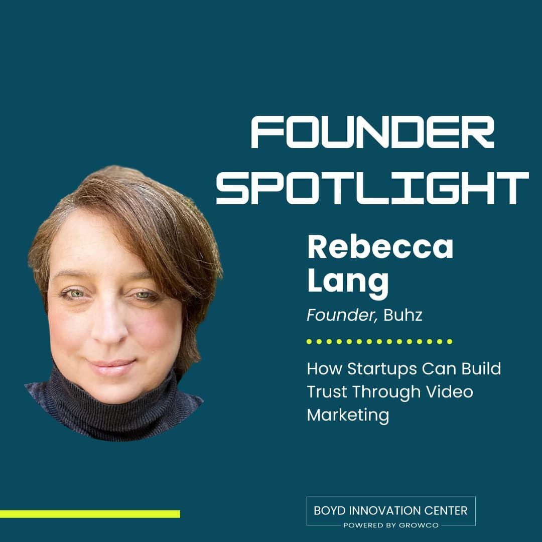 How startups can build trust through video marketing- Rebecca Lang